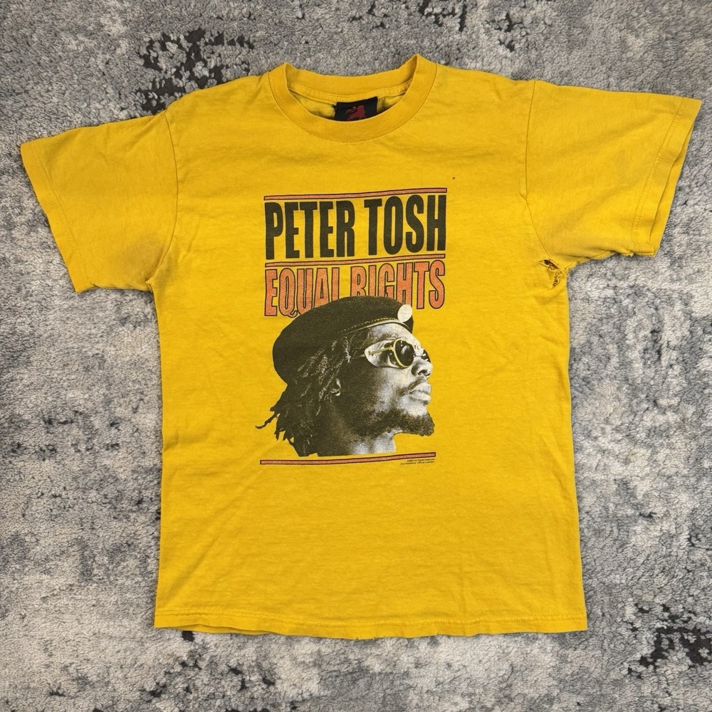 Vintage Y2K Peter Tosh Equal Rights 2003 Zion Rootswear T-Shirt Size Small